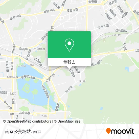 南京公交场站地图