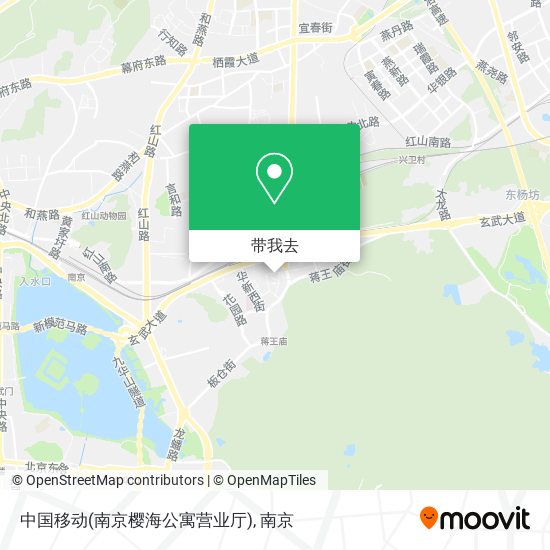 中国移动(南京樱海公寓营业厅)地图