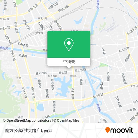 魔方公寓(胜太路店)地图