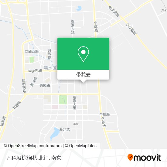 万科城棕榈苑-北门地图