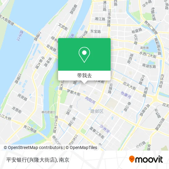 平安银行(兴隆大街店)地图