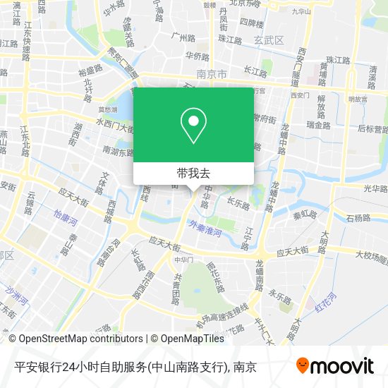 平安银行24小时自助服务(中山南路支行)地图