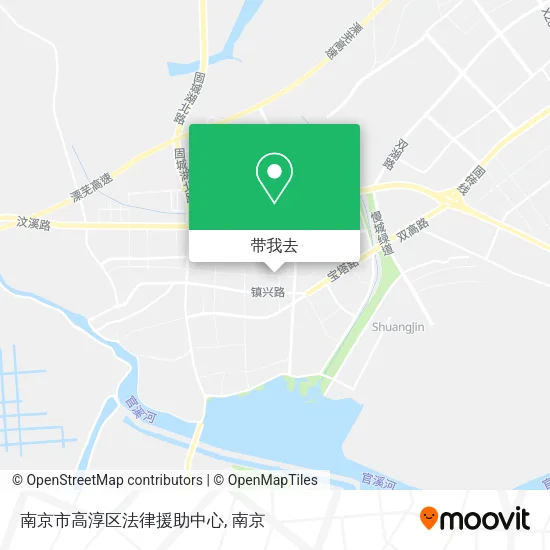 南京市高淳区法律援助中心地图