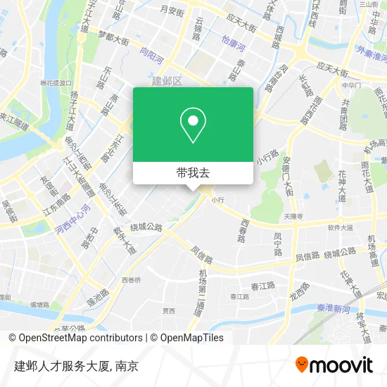 建邺人才服务大厦地图