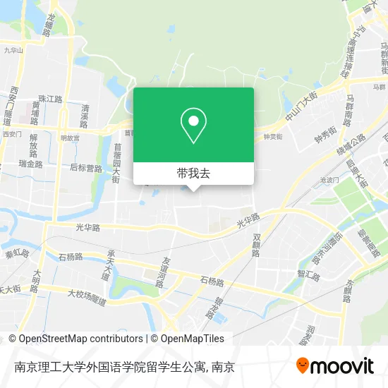 南京理工大学外国语学院留学生公寓地图