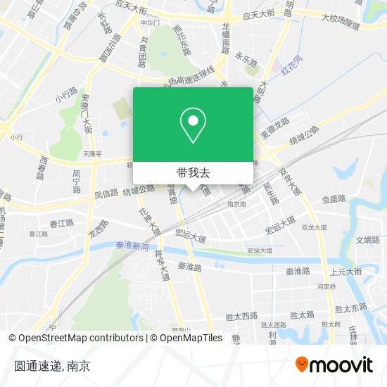 圆通速递地图