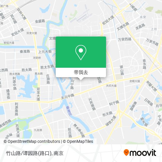 竹山路/谭园路(路口)地图