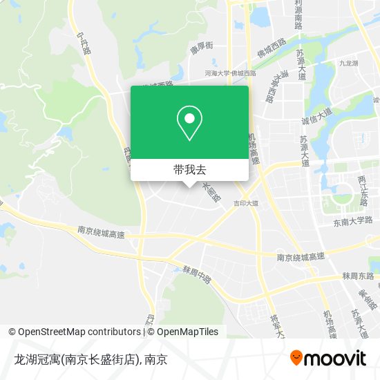 龙湖冠寓(南京长盛街店)地图