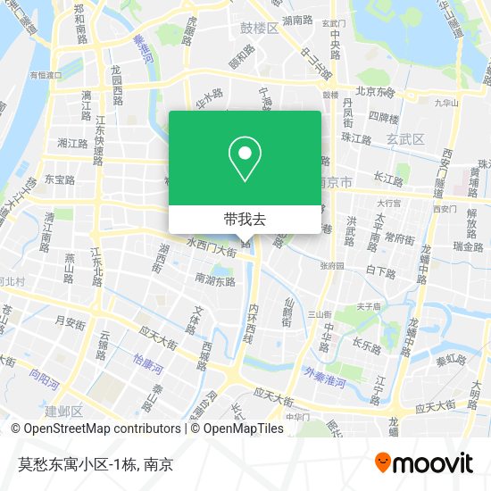 莫愁东寓小区-1栋地图