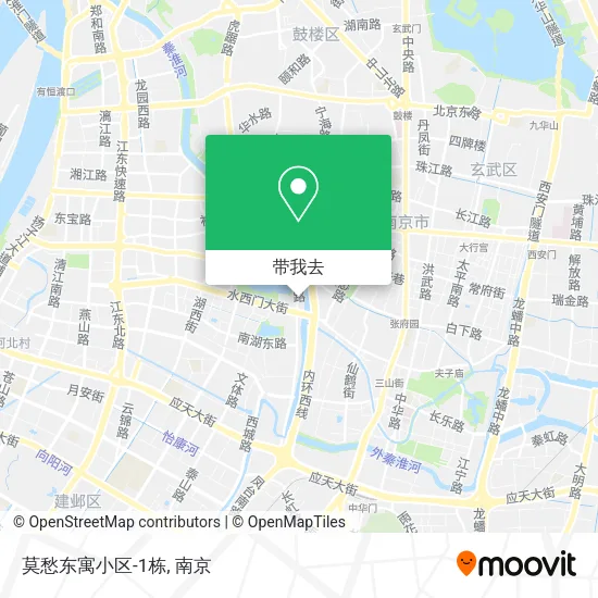 莫愁东寓小区-1栋地图