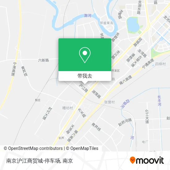 南京沪江商贸城-停车场地图