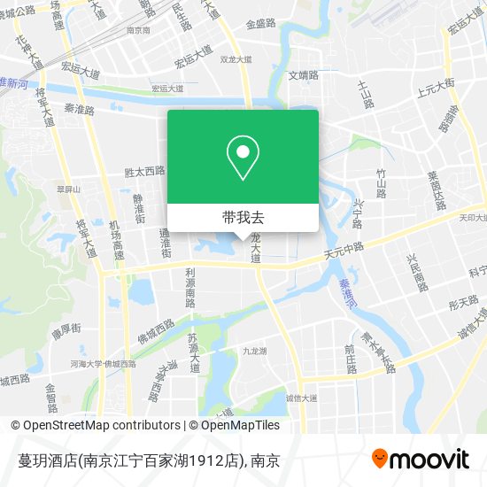 蔓玥酒店(南京江宁百家湖1912店)地图