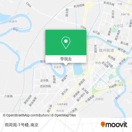 雨荷苑-1号楼地图