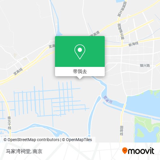 马家湾祠堂地图