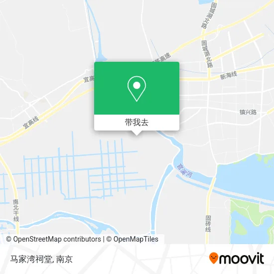 马家湾祠堂地图