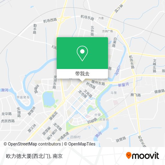欧力德大厦(西北门)地图