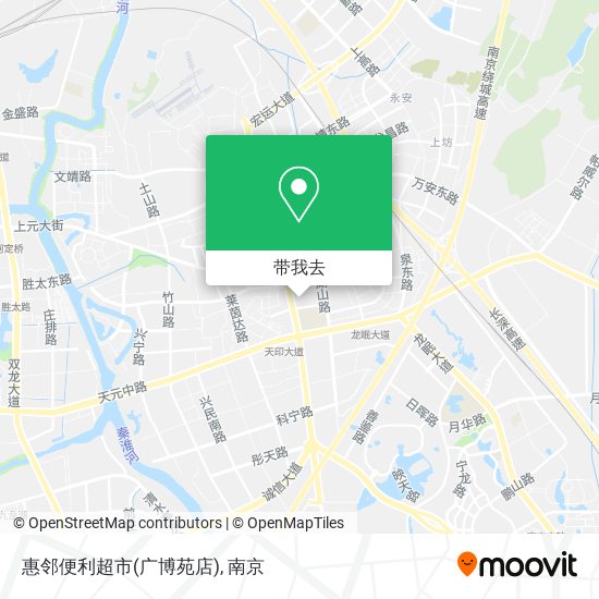 惠邻便利超市(广博苑店)地图
