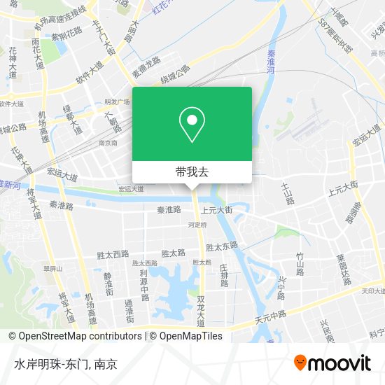 水岸明珠-东门地图