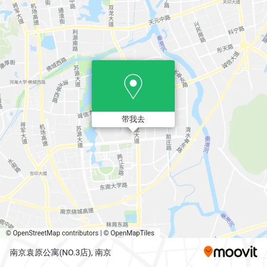 南京袁原公寓(NO.3店)地图