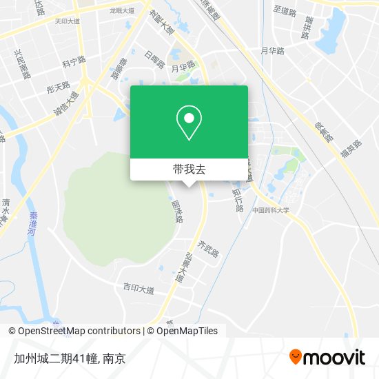 加州城二期41幢地图