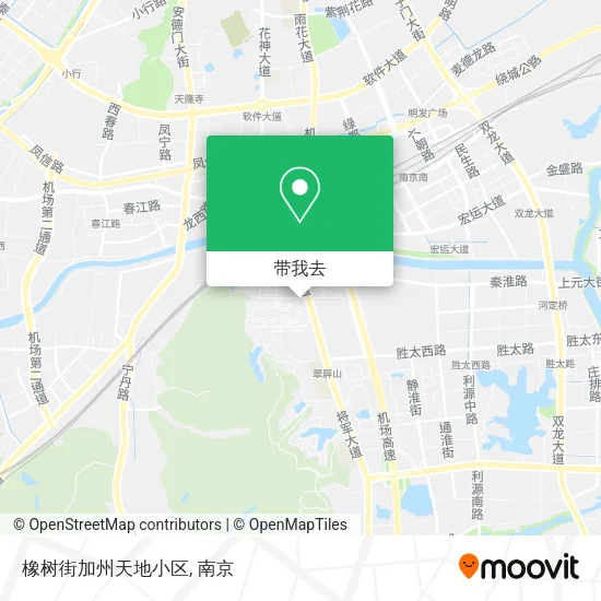橡树街加州天地小区地图