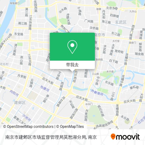南京市建邺区市场监督管理局莫愁湖分局地图