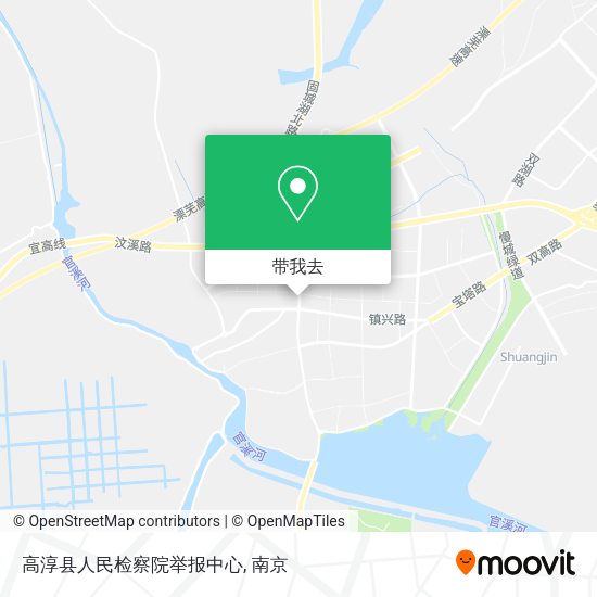 高淳县人民检察院举报中心地图