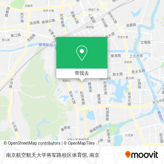 南京航空航天大学将军路校区体育馆地图