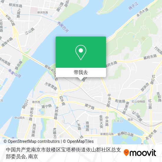 中国共产党南京市鼓楼区宝塔桥街道依山郡社区总支部委员会地图
