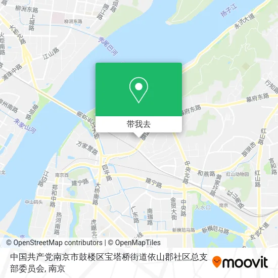 中国共产党南京市鼓楼区宝塔桥街道依山郡社区总支部委员会地图