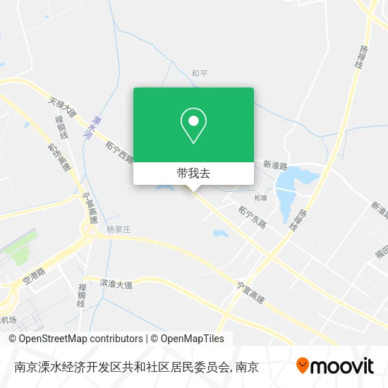 南京溧水经济开发区共和社区居民委员会地图