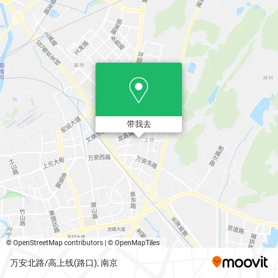 万安北路/高上线(路口)地图