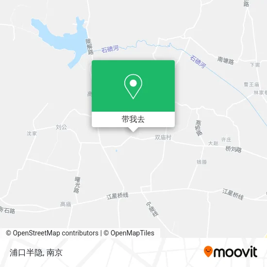 浦口半隐地图