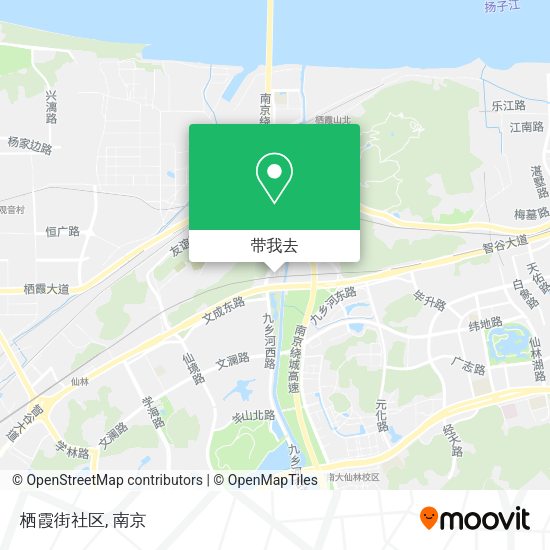 栖霞街社区地图
