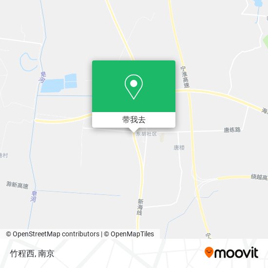 竹程西地图
