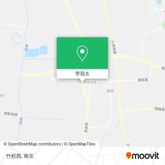 竹程西地图