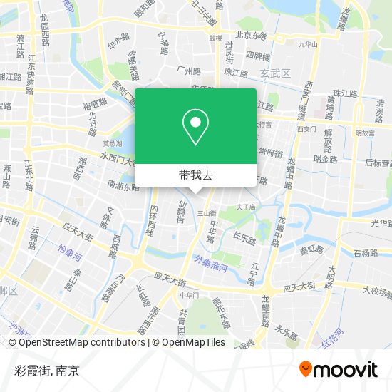 彩霞街地图