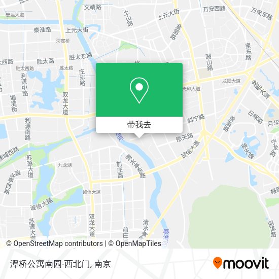 潭桥公寓南园-西北门地图