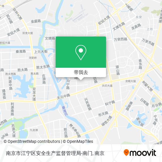 南京市江宁区安全生产监督管理局-南门地图