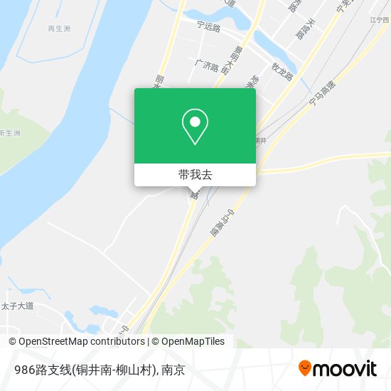 986路支线(铜井南-柳山村)地图