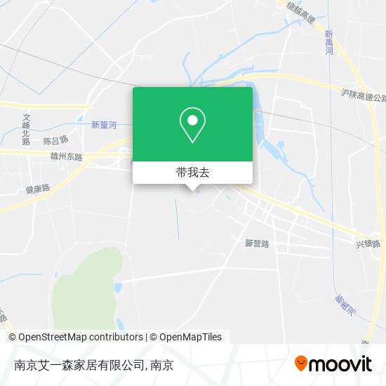 南京艾一森家居有限公司地图