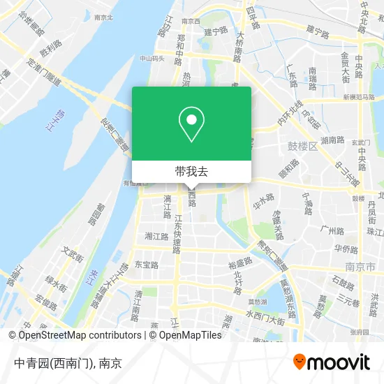 中青园(西南门)地图