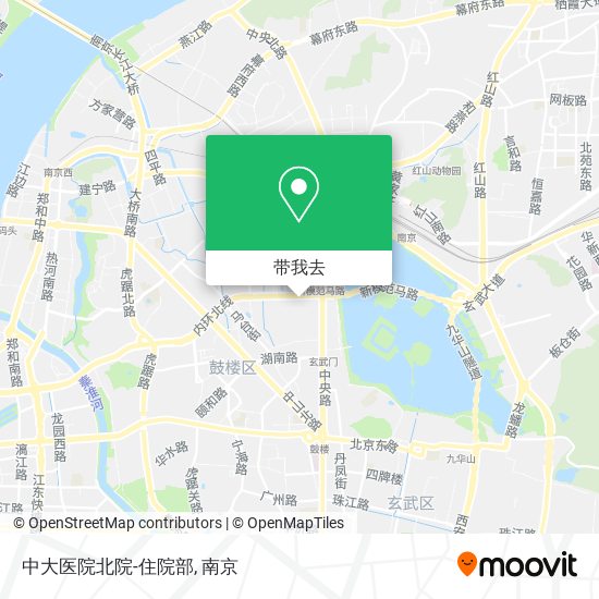 中大医院北院-住院部地图