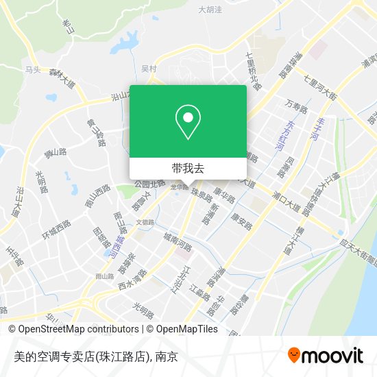 美的空调专卖店(珠江路店)地图