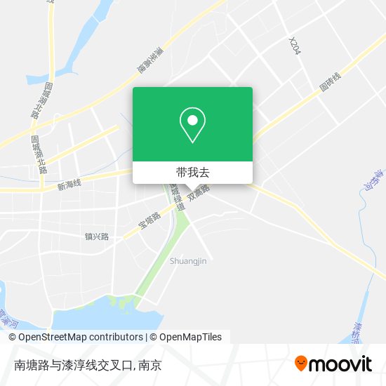 南塘路与漆淳线交叉口地图