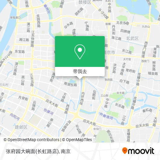 张府园大碗面(长虹路店)地图