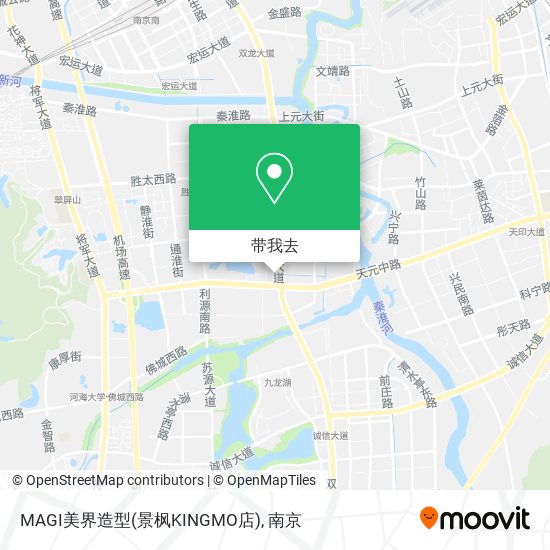 MAGI美界造型(景枫KINGMO店)地图
