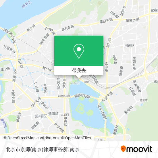 北京市京师(南京)律师事务所地图