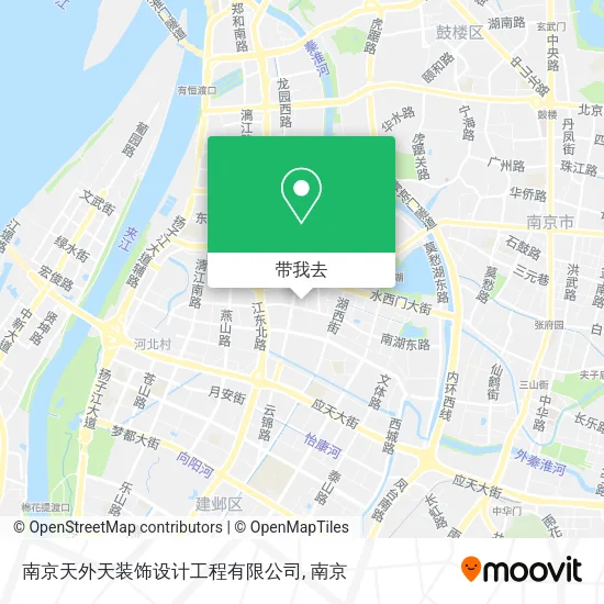 南京天外天装饰设计工程有限公司地图
