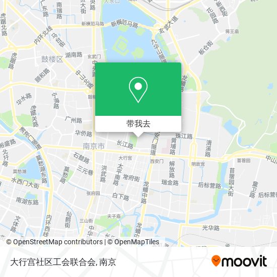 大行宫社区工会联合会地图